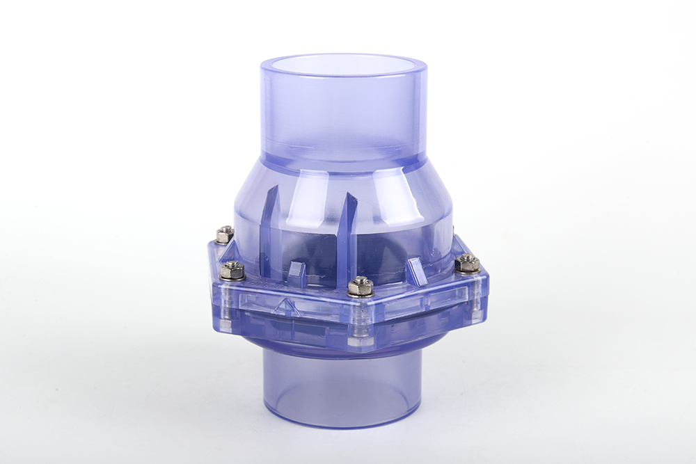 象州透明翻板式止回阀